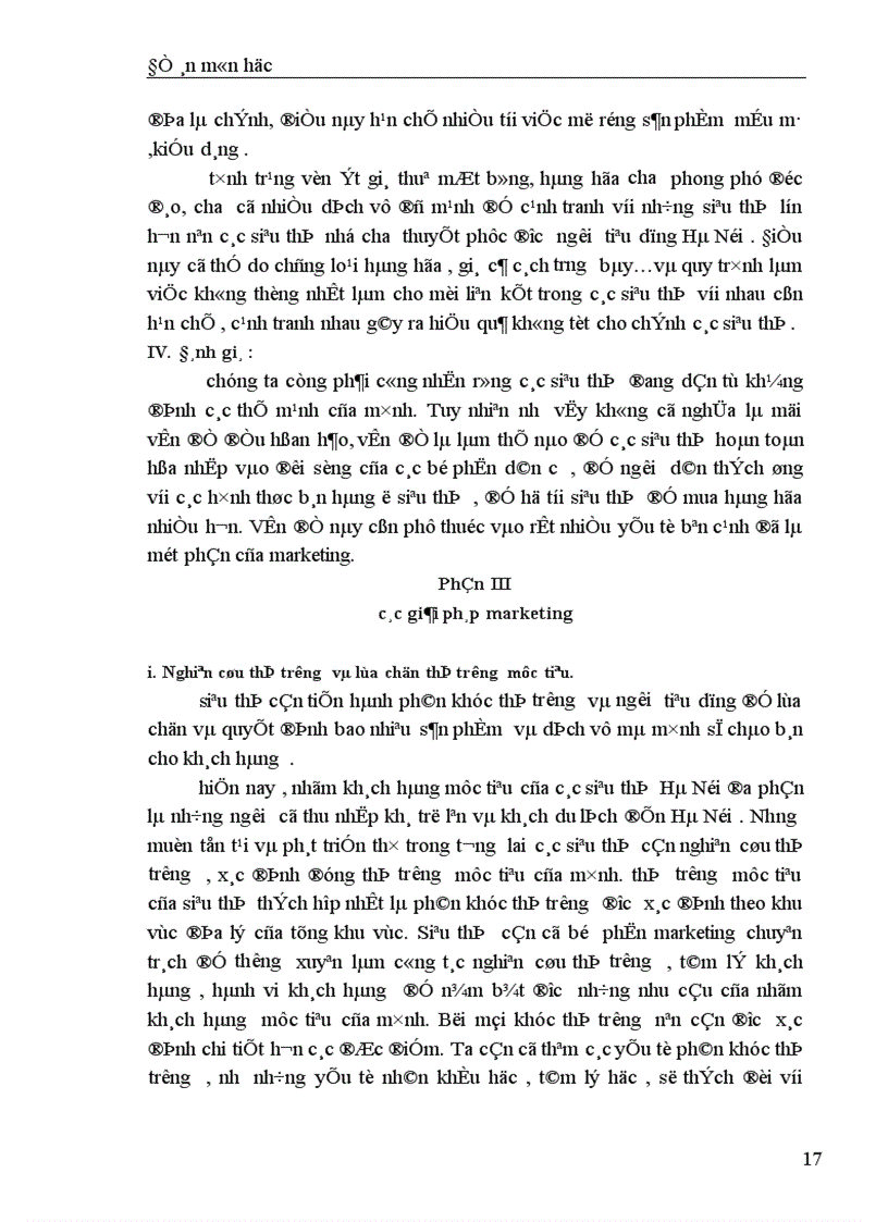 image for page Một số giải pháp marketing nhằm thu hút khách hàng tại các siêu thị ở Hà Nội 1