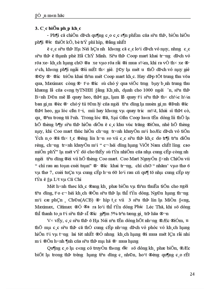 image for page Một số giải pháp marketing nhằm thu hút khách hàng tại các siêu thị ở Hà Nội 1