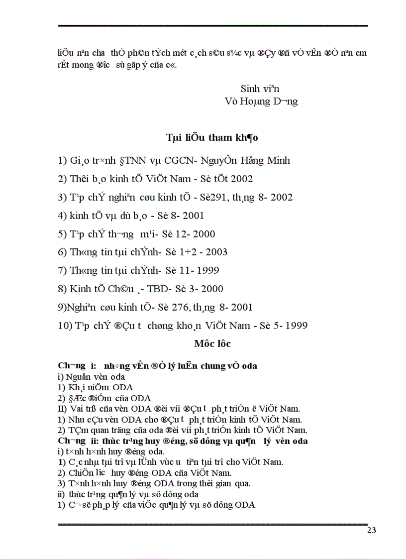 image for page ODA nguồn vốn cho đầu tư phát triển ở Việt Nam thực trạng và giải pháp 1
