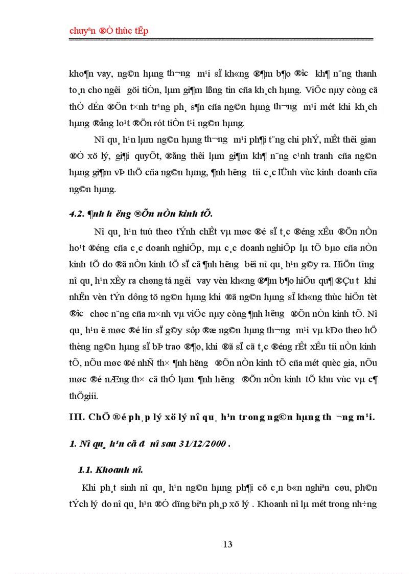image for page Chế độ pháp lý về xử lý nợ quá hạn thực tiễn áp dụng tại ngân hàng nông nghiệp và phát triển nông thôn Thăng Long 1