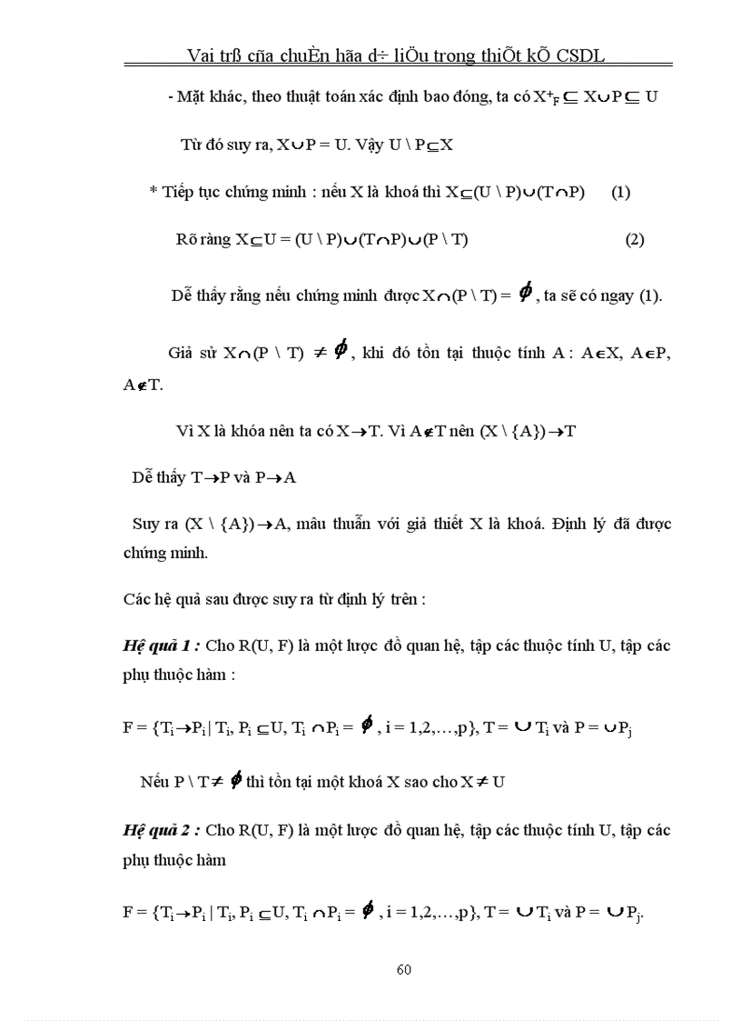 image for page Vai trò của chuẩn hóa dữ liệu trong thiết kế CSDL