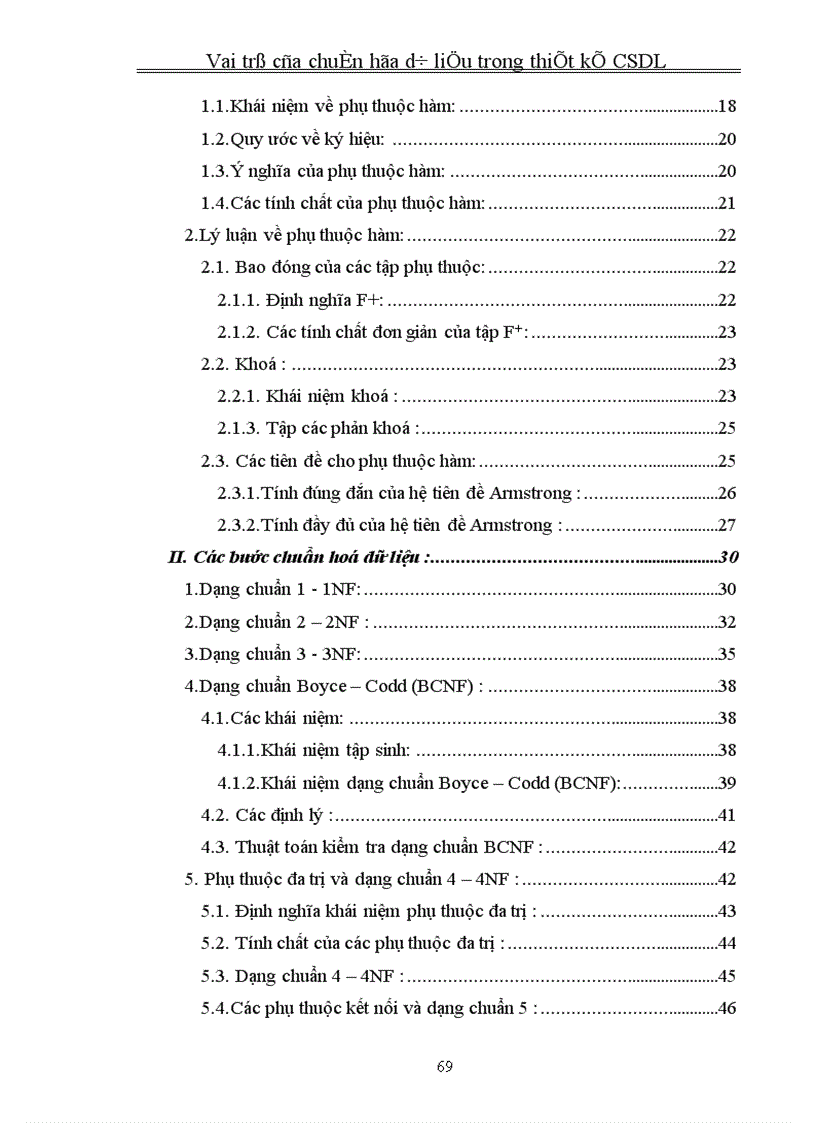 image for page Vai trò của chuẩn hóa dữ liệu trong thiết kế CSDL