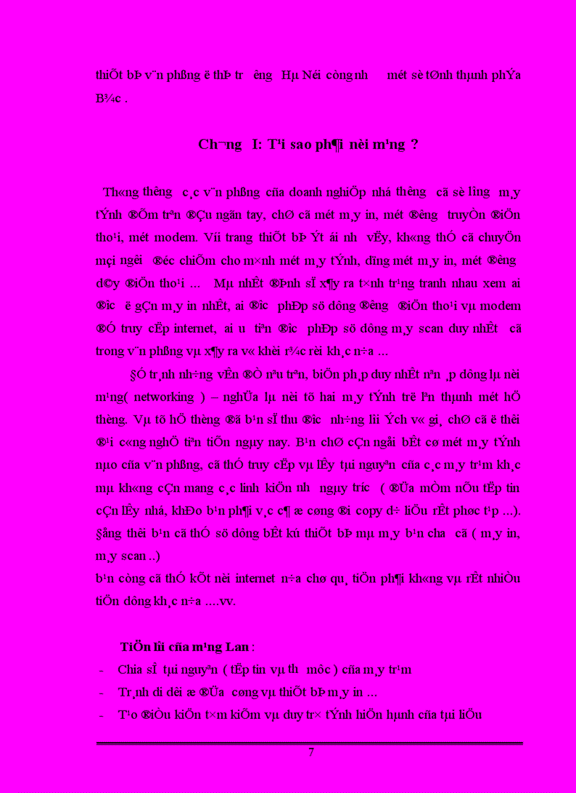 image for page Báo cáo thực tập Đề tài mạng cho doanh nghiệp nhỏ