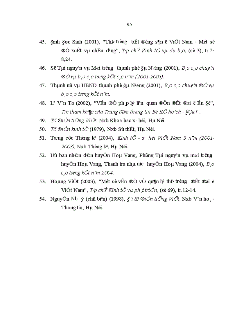 image for page Thực thi quyền sử dụng đất ở huyện Hũa Vang