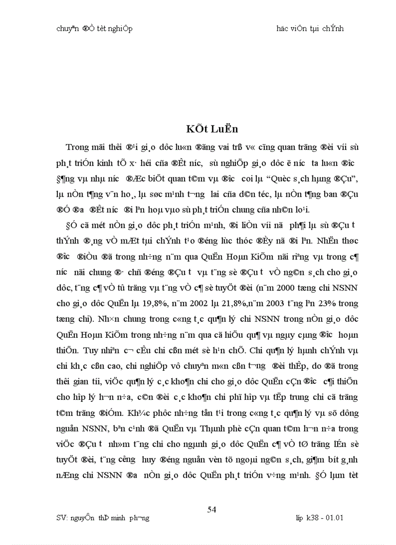 image for page Một số giải pháp nhằm tăng cường quản lý chi NSNN cho sự nghiệp giáo dục trên địa bàn Quận Hoàn Kiếm Hà Nội