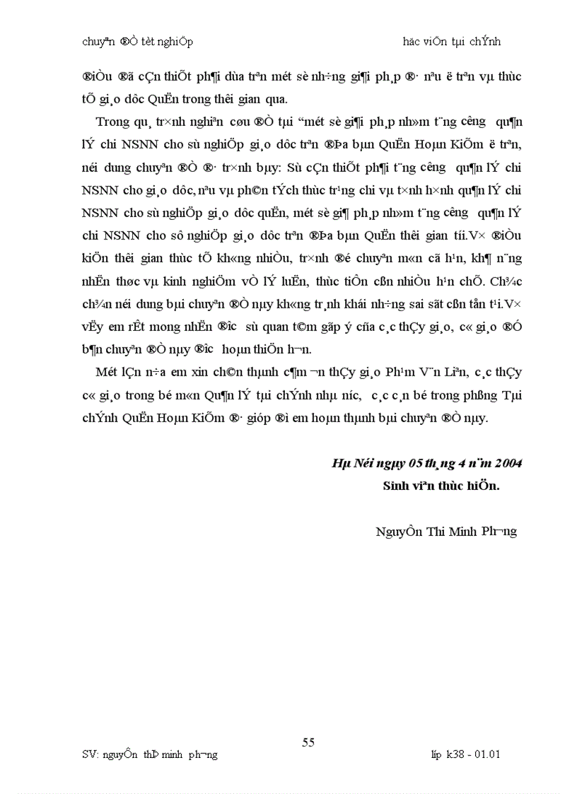 image for page Một số giải pháp nhằm tăng cường quản lý chi NSNN cho sự nghiệp giáo dục trên địa bàn Quận Hoàn Kiếm Hà Nội