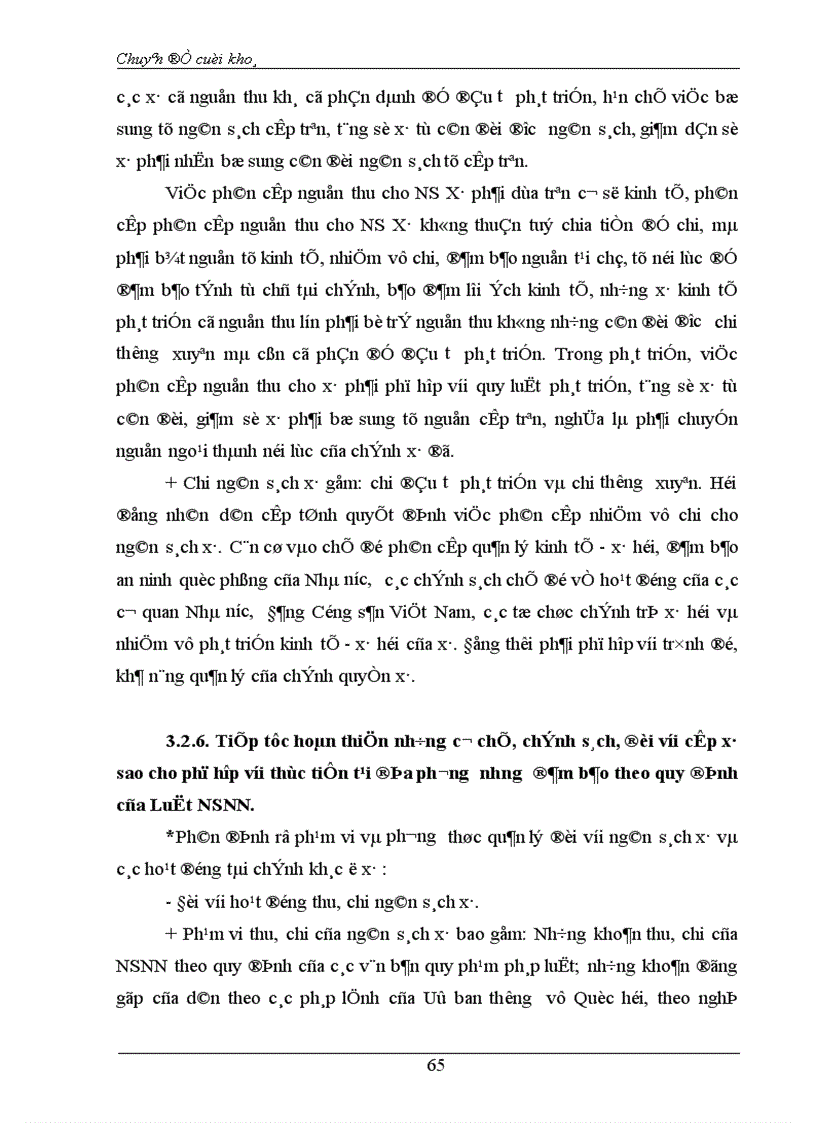 image for page Thực trạng và giải pháp về công tác quản lý NS Xã trên địa bàn tỉnh Hà Nam trong giai đoạn hiện nay