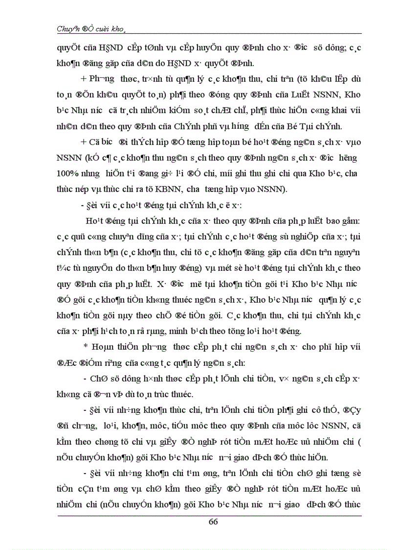 image for page Thực trạng và giải pháp về công tác quản lý NS Xã trên địa bàn tỉnh Hà Nam trong giai đoạn hiện nay
