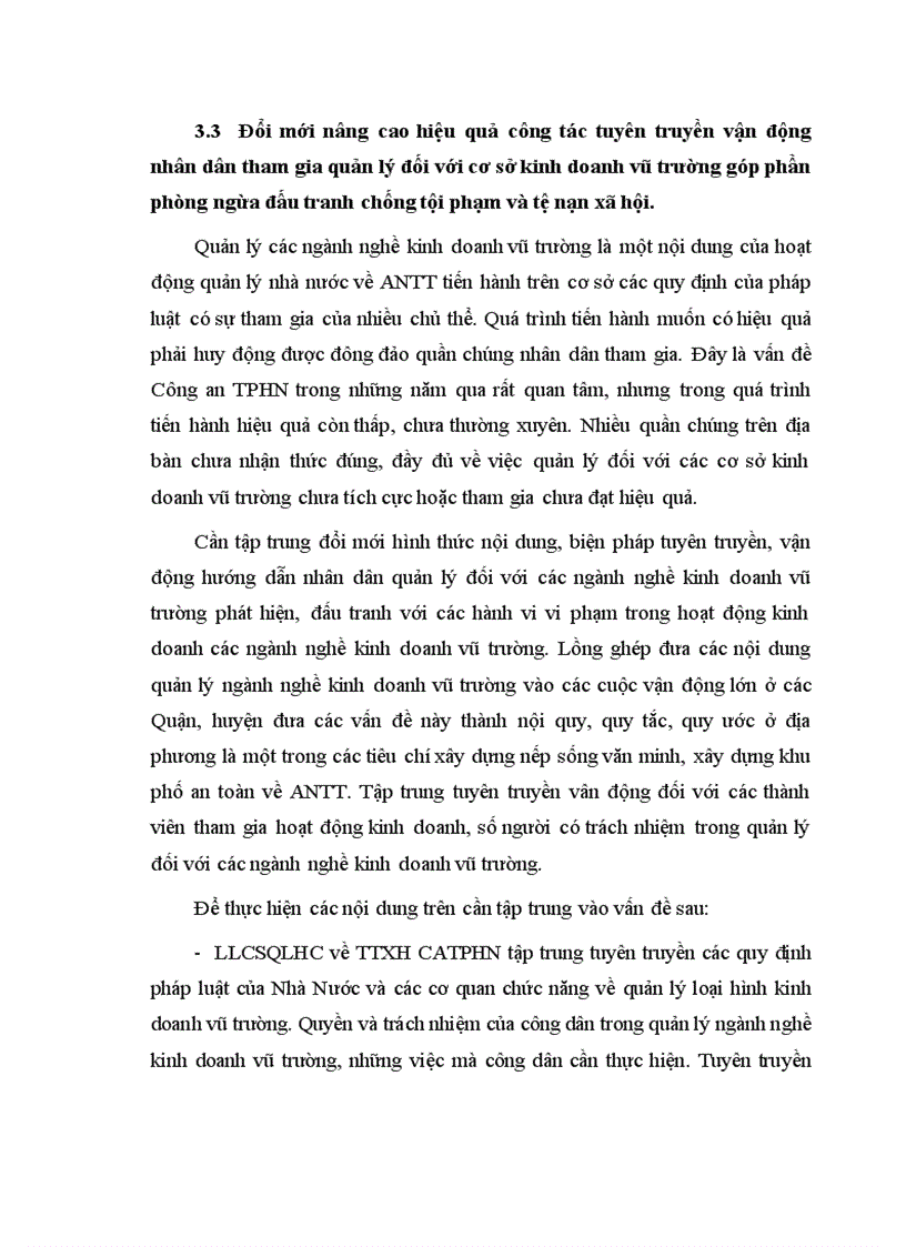 image for page Quản lý ANTT đối với các cơ sở kinh doanh vũ trường trên địa bàn thành phố Hà Nội theo chức năng của lực lượng CSQLHC về TTXH phục vụ phòng ngừa đấu tranh chống tội phạm và tệ nạn xã hội 1