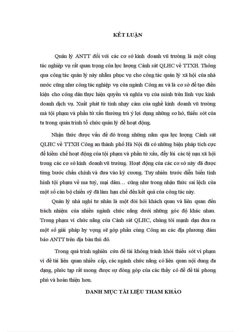 image for page Quản lý ANTT đối với các cơ sở kinh doanh vũ trường trên địa bàn thành phố Hà Nội theo chức năng của lực lượng CSQLHC về TTXH phục vụ phòng ngừa đấu tranh chống tội phạm và tệ nạn xã hội 1