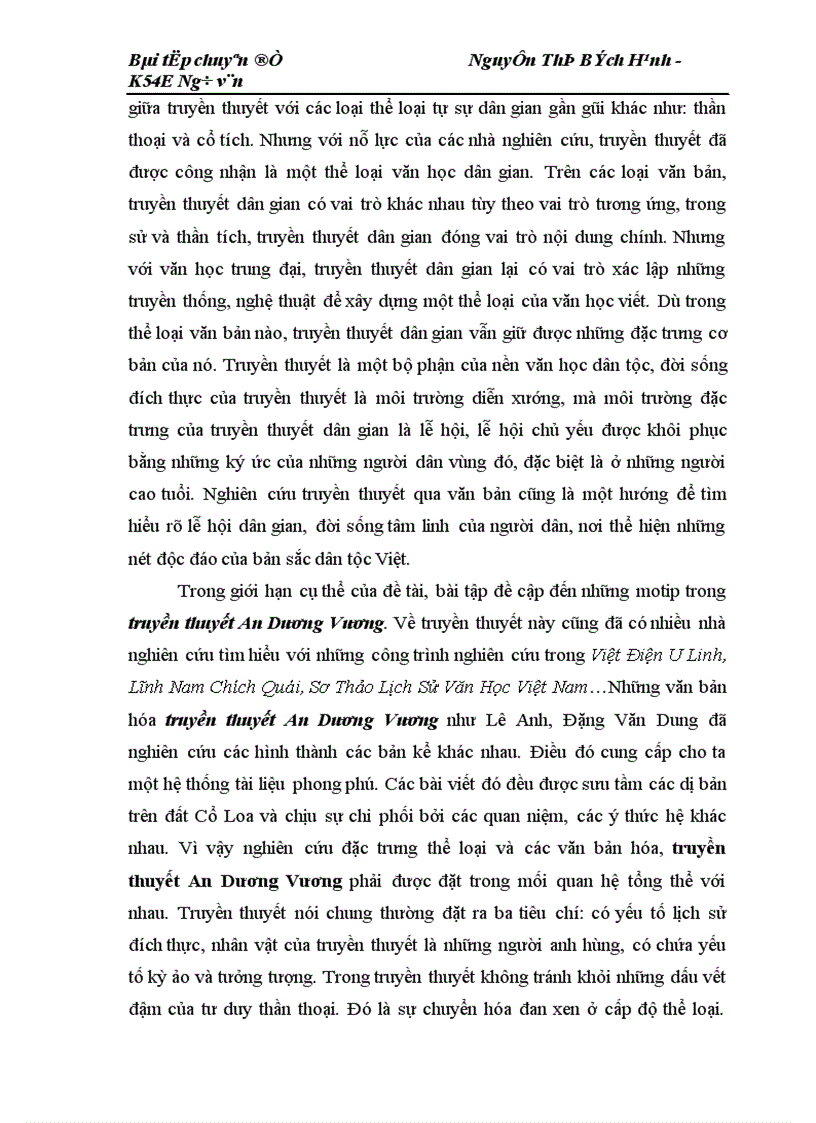 image for page những motip trong truyền thuyết An Dương Vương