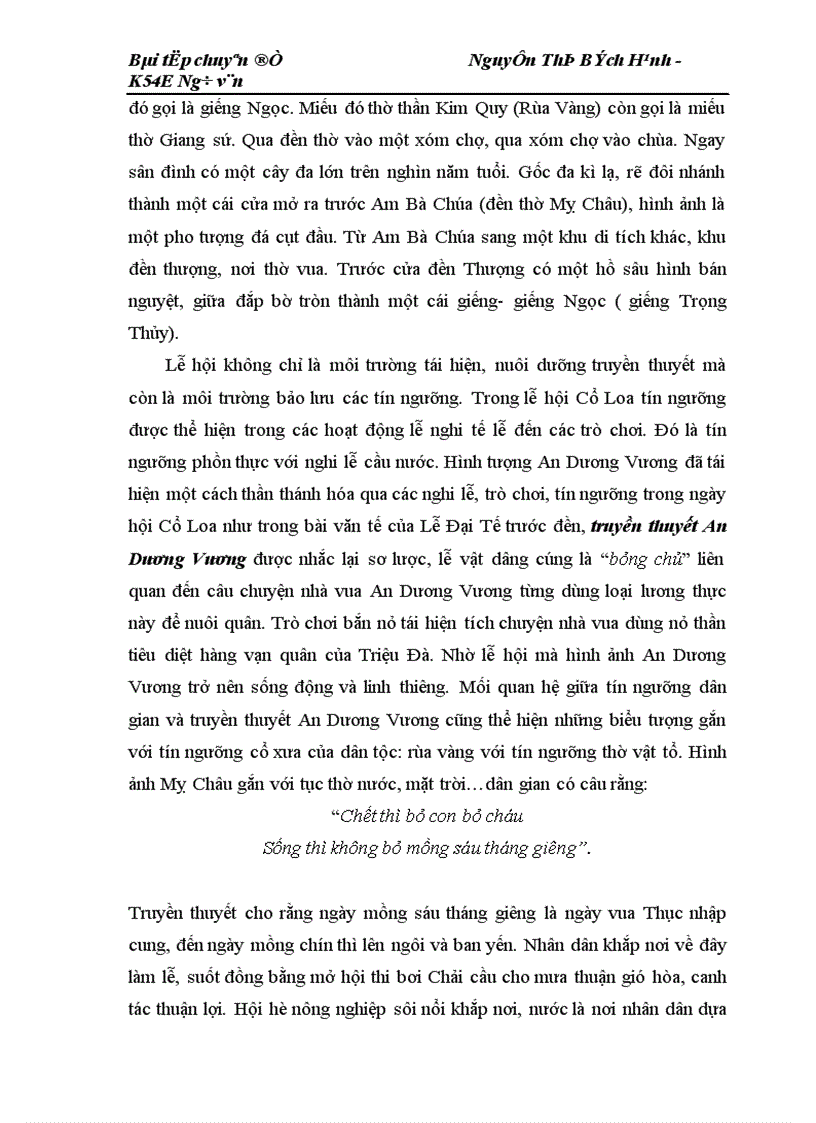 image for page những motip trong truyền thuyết An Dương Vương