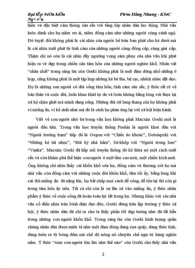 image for page tìm hiểu nhà văn Macxim Gorki