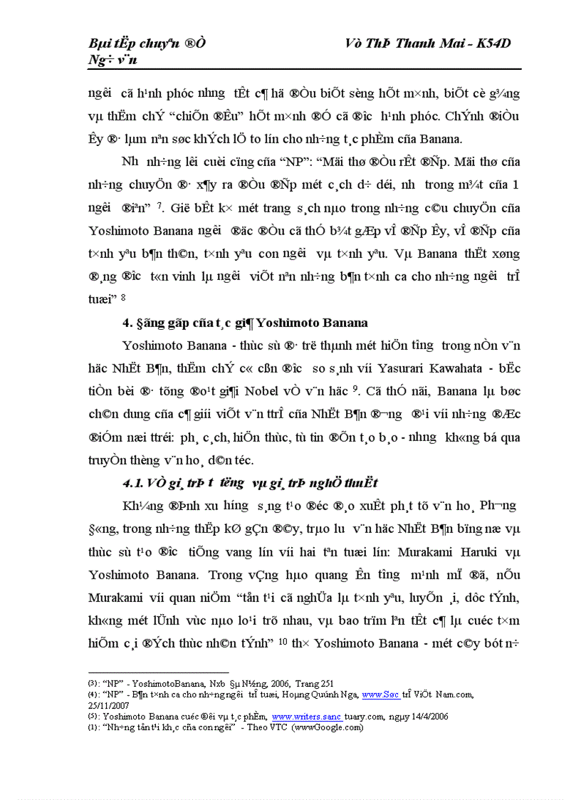 image for page Nghiên cứu tác giả Yoshimoto Banana