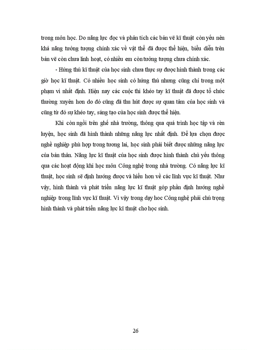 image for page Năng lực kĩ thuật và biện pháp nâng cao năng lực kĩ thuật cho học sinh trong dạy học môn Công nghệ 11