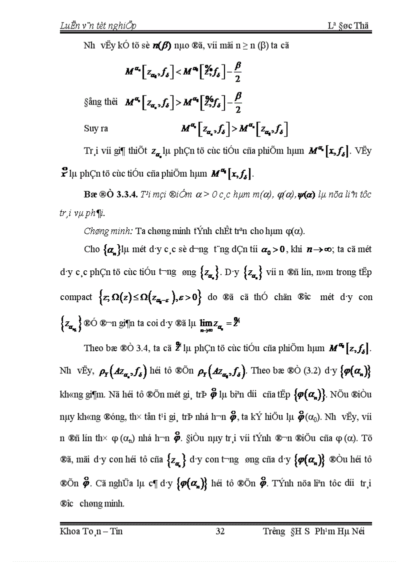 image for page Phương Pháp Hiệu Chỉnh Giải Bài Toán Đặt Không Chỉnh