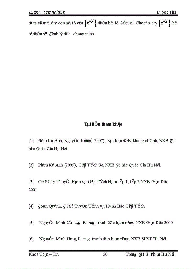 image for page Phương Pháp Hiệu Chỉnh Giải Bài Toán Đặt Không Chỉnh