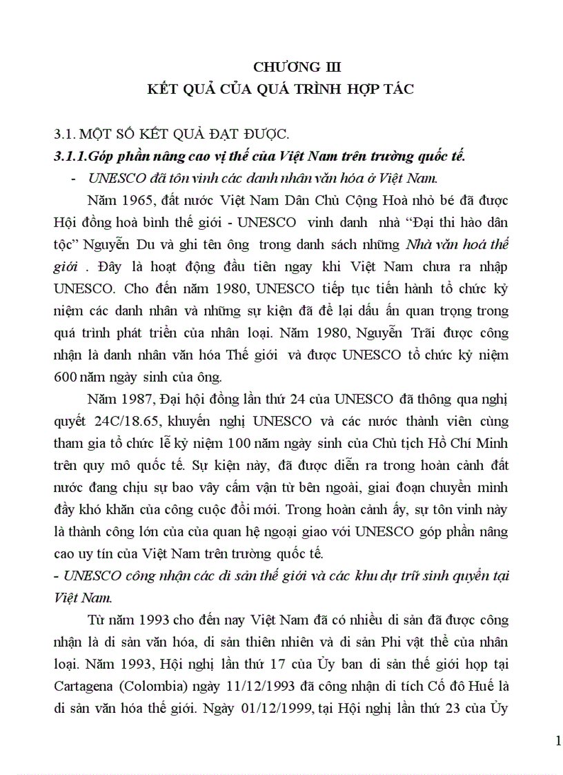 image for page Mối quan hệ Việt Nam UNESCO từ năm 1976 đến nay