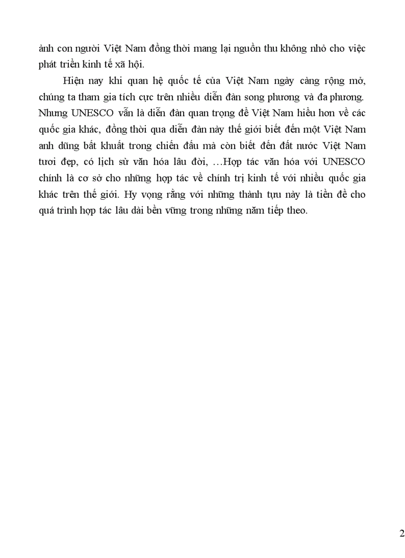 image for page Mối quan hệ Việt Nam UNESCO từ năm 1976 đến nay