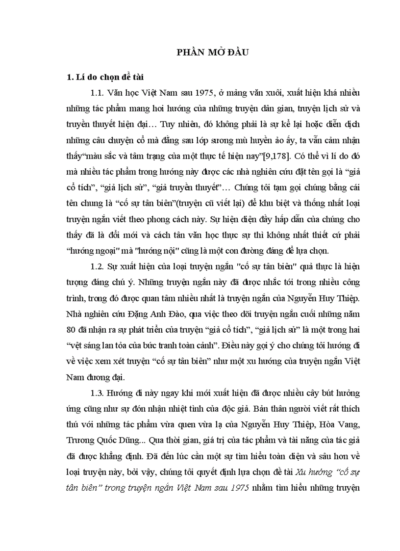 image for page Vài nét về nghệ thuật của xu hướng cố sự tân biên trong truyện ngắn Việt Nam sau 1975