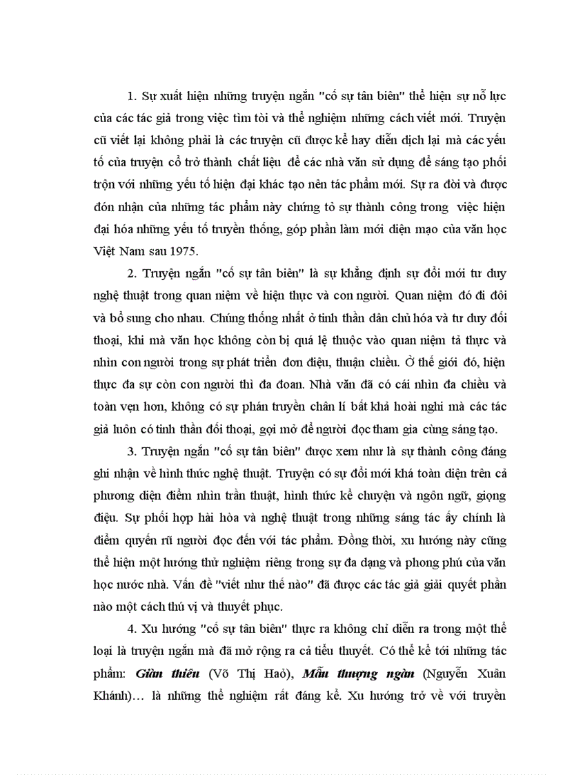 image for page Vài nét về nghệ thuật của xu hướng cố sự tân biên trong truyện ngắn Việt Nam sau 1975