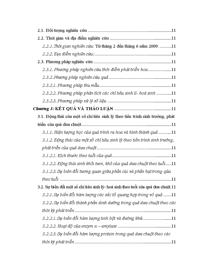 image for page Động thái một số chỉ tiêu sinh li hóa sinh theo tiến trình phát triển của quả dưa chuột Cucumis sativus L tại Sóc Sơn Hà Nội