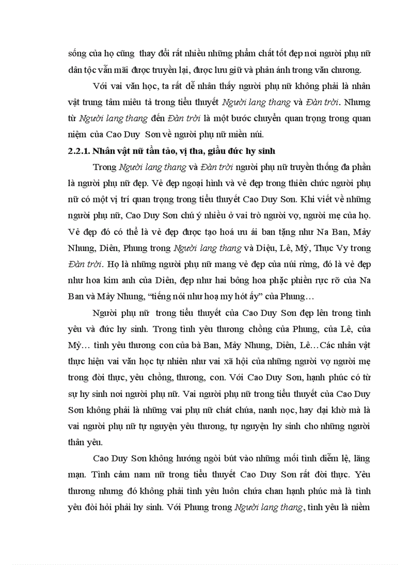 image for page Thi pháp nhân vật tiểu thuyết trong Người lang thang và Đàn trời của Cao Duy Sơn