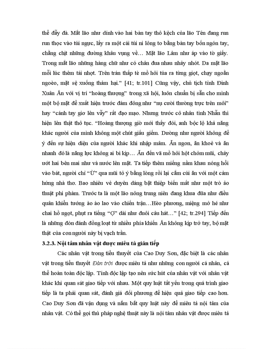 image for page Thi pháp nhân vật tiểu thuyết trong Người lang thang và Đàn trời của Cao Duy Sơn