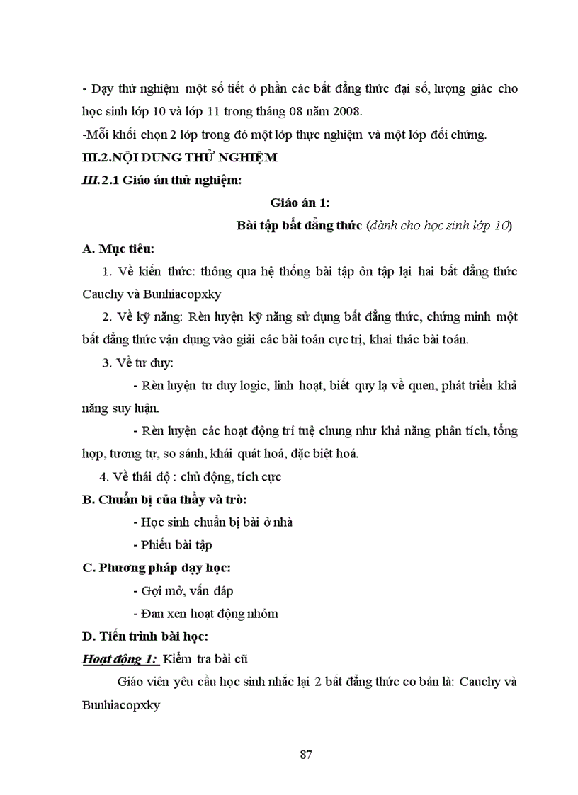 image for page Rèn luyện các hoạt động trí tuệ chung cho học sinh thông qua dạy học các bài toán về bất đẳng thức