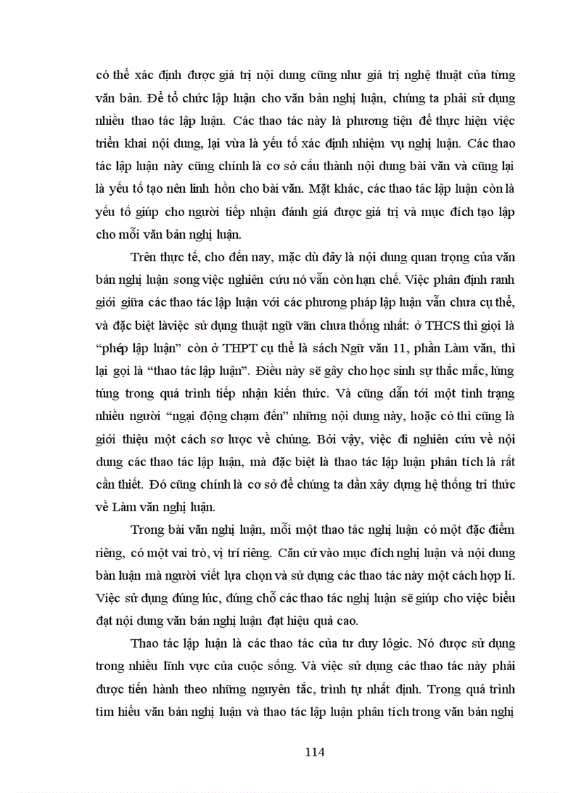 image for page Dạy học thao tác lập luận phân tích cho học sinh lớp 11 theo hướng tích hợp và tích cực
