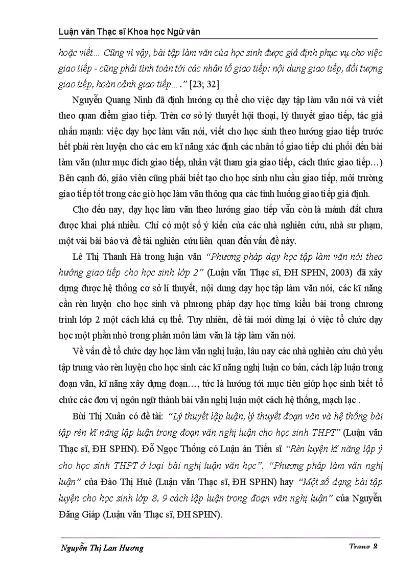 image for page Dạy học làm văn nghị luận cho học sinh lớp 9 THCS theo hướng giao tiếp