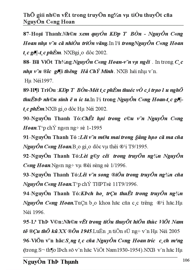 image for page Nghệ thuật xây dựng nhân vật trong truyện ngắn và tiểu thuyết của Nguyễn Công Hoan