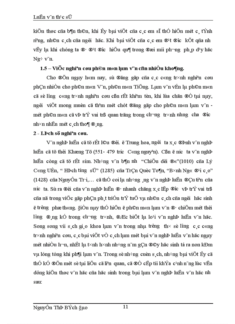 image for page Những biện pháp phát triển năng lực vận dụng kiến thức văn học của học sinh vào làm văn nghị luận văn học ở trường THPT