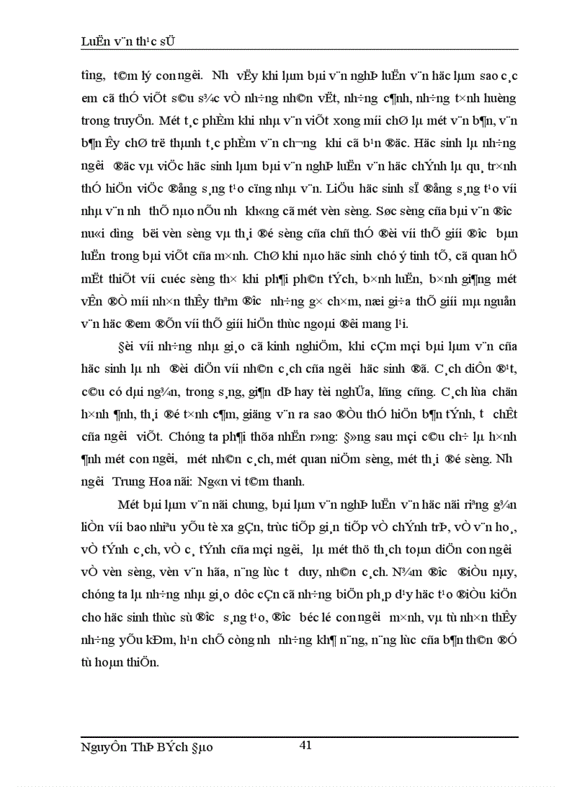 image for page Những biện pháp phát triển năng lực vận dụng kiến thức văn học của học sinh vào làm văn nghị luận văn học ở trường THPT