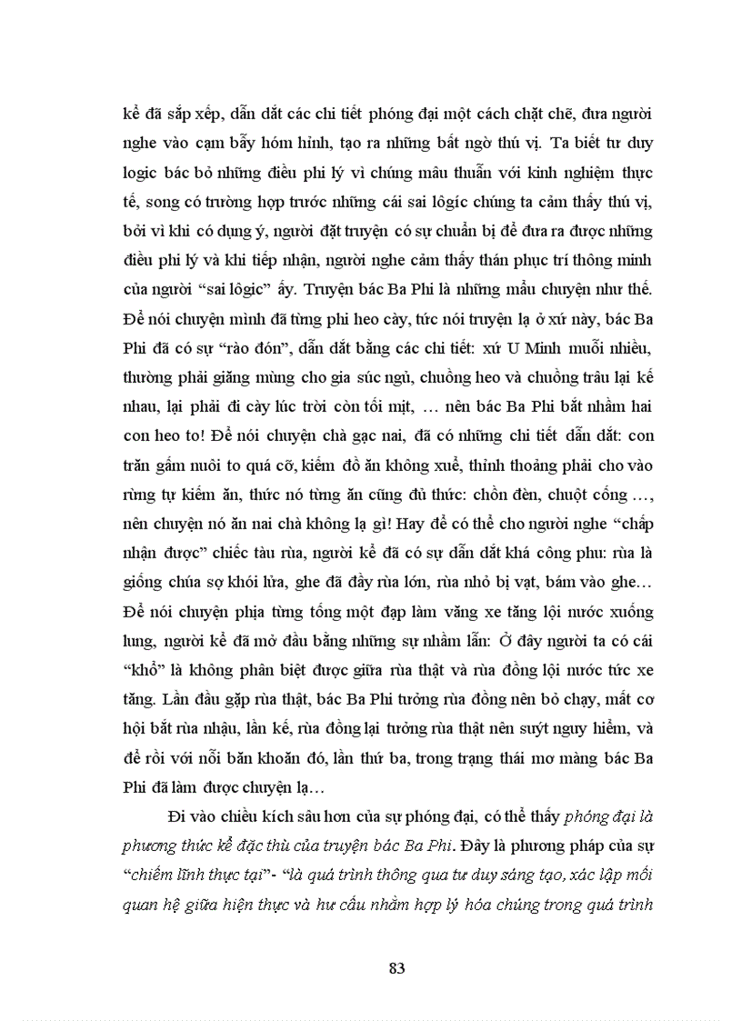 image for page Đặc điểm nghệ thuật của truyện Bác Ba Phi