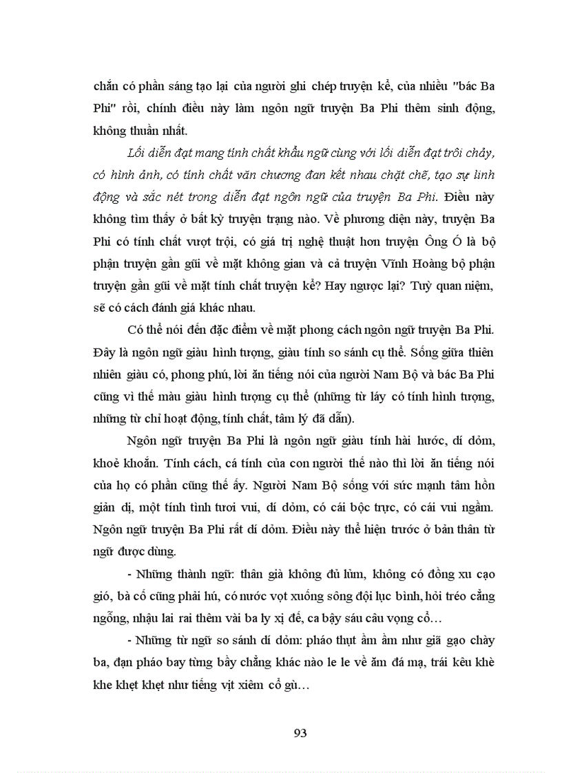 image for page Đặc điểm nghệ thuật của truyện Bác Ba Phi