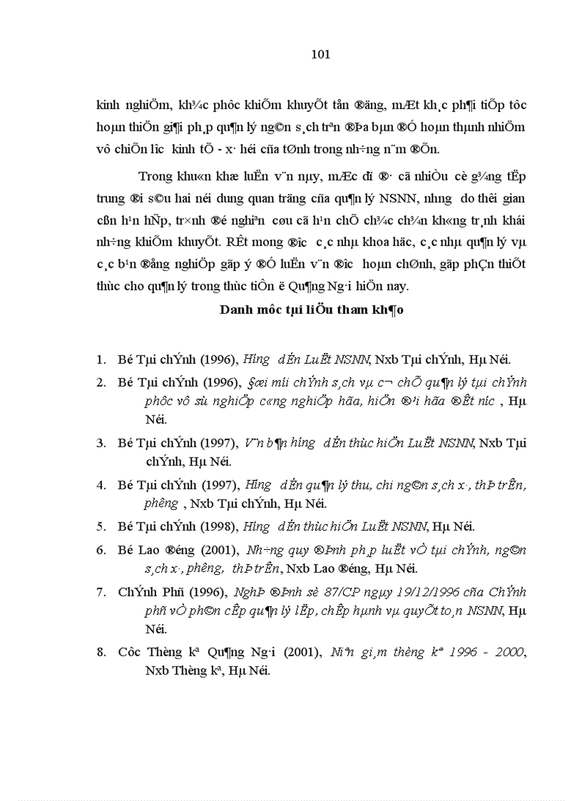 image for page Hoàn thiện quy trình và phân cấp quản lý ngân sách nhà nước trên địa bàn tỉnh Quảng Ngãi