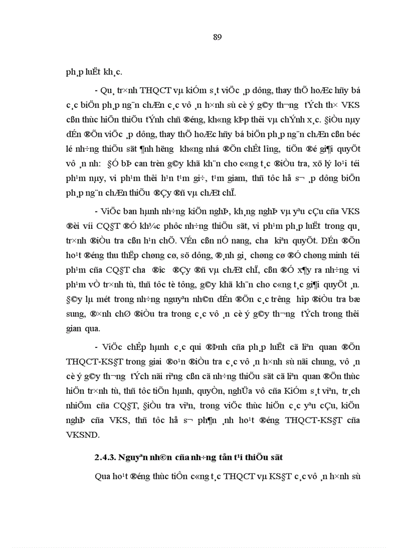 image for page Hoạt động của Viện kiểm sát nhân dân trong giai đoạn điều tra các vụ án cố ý gây thương tích trên địa bàn tỉnh Hà Tây