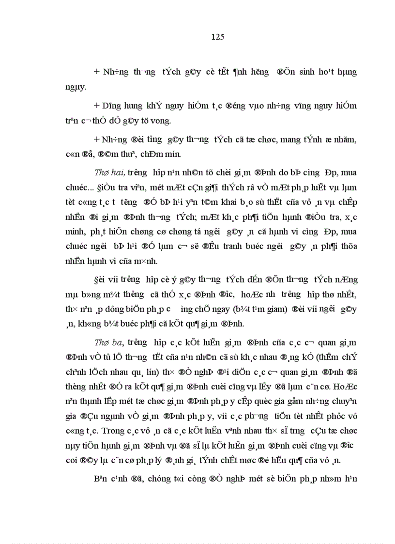 image for page Hoạt động của Viện kiểm sát nhân dân trong giai đoạn điều tra các vụ án cố ý gây thương tích trên địa bàn tỉnh Hà Tây