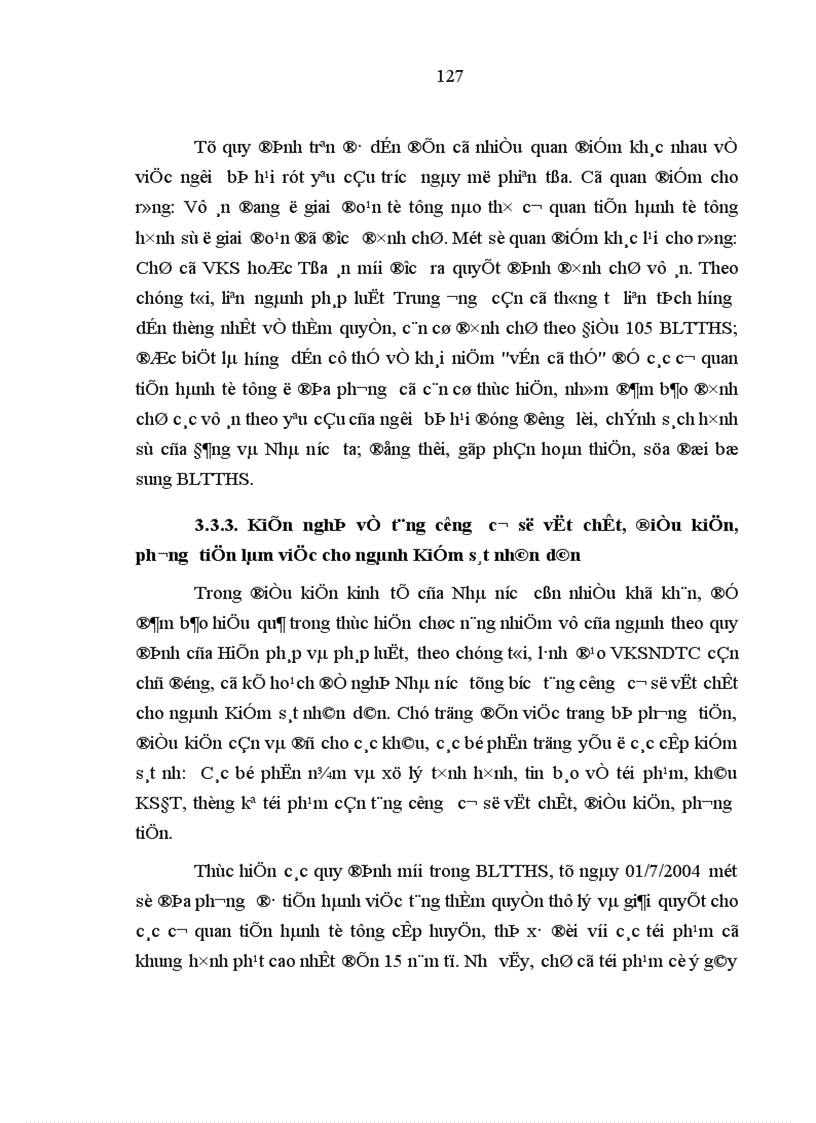 image for page Hoạt động của Viện kiểm sát nhân dân trong giai đoạn điều tra các vụ án cố ý gây thương tích trên địa bàn tỉnh Hà Tây
