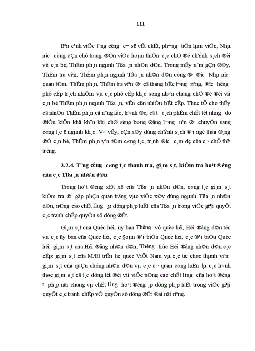 image for page Nâng cao chất lượng áp dụng pháp luật trong việc giải quyết các tranh chấp quyền sử dụng đất tại Tòa án nhân dân ở nước ta hiện nay