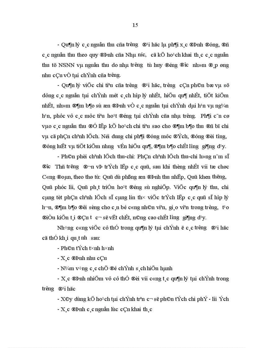 image for page Quản lý tài chính ở Đại học Đà Nẵng Thực trạng và giải pháp hoàn thiện