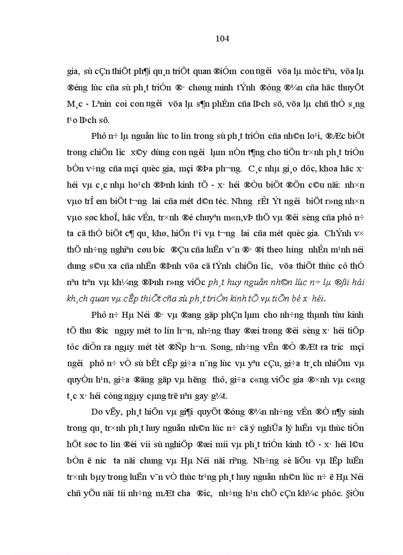 image for page Phát huy nguồn nhân lực nữ trong quá trình phát triển kinh tế xã hội ở Hà Nội hiện nay