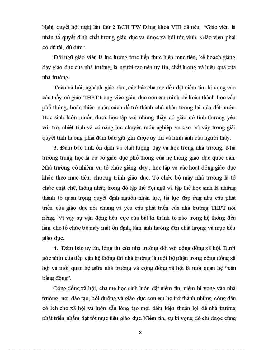 image for page Tiểu luận tình huống khi giáo viên chủ nhiệm và tập thể lớp chủ nhiệm có sự bất hoà