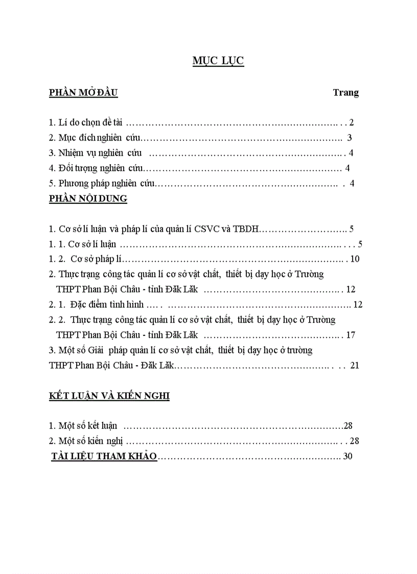 image for page Quản lý cơ sở vật chất và thiết bị dạy học ở trường THPT Phan Bội Châu huyện Krông Năng tỉnh Đăk Lăk Thực trạng và giải pháp 1