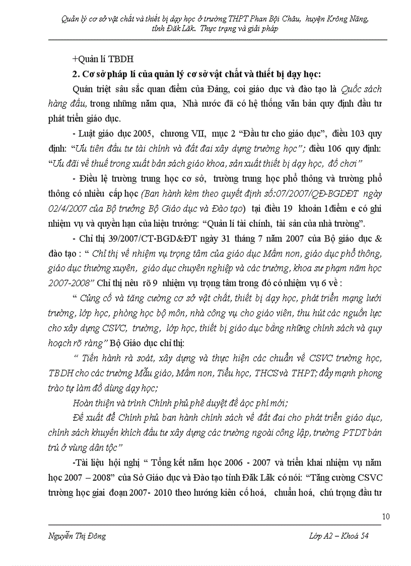 image for page Quản lý cơ sở vật chất và thiết bị dạy học ở trường THPT Phan Bội Châu huyện Krông Năng tỉnh Đăk Lăk Thực trạng và giải pháp 1