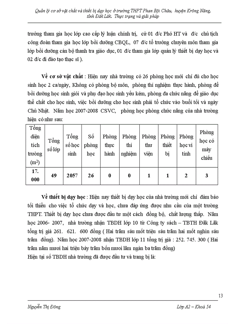image for page Quản lý cơ sở vật chất và thiết bị dạy học ở trường THPT Phan Bội Châu huyện Krông Năng tỉnh Đăk Lăk Thực trạng và giải pháp 1
