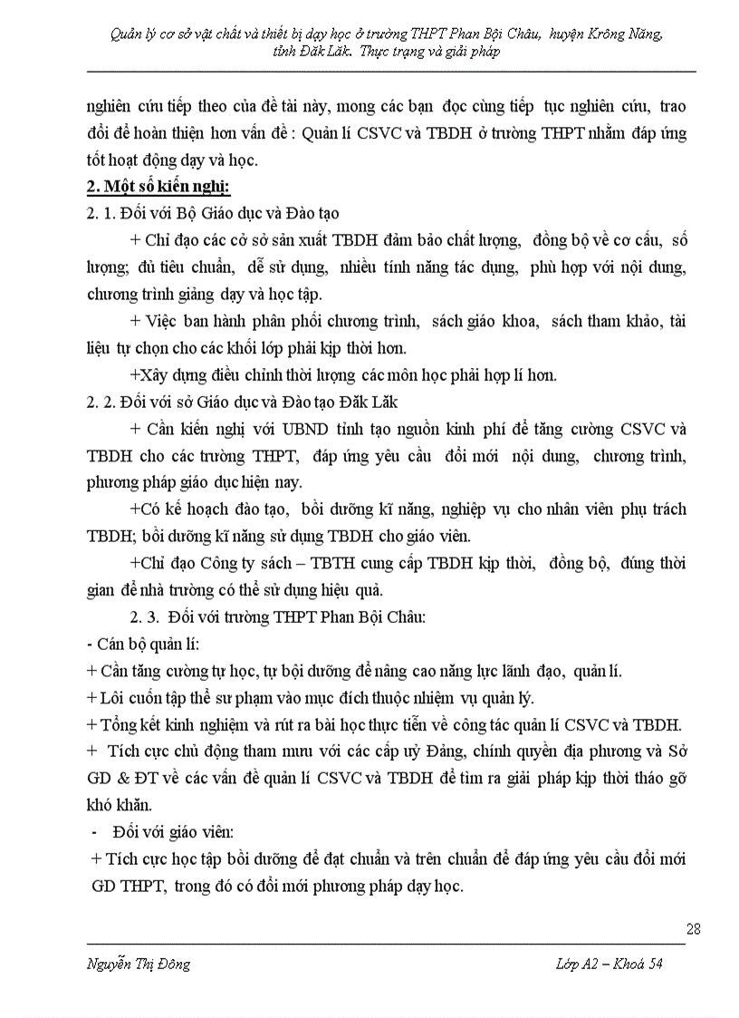 image for page Quản lý cơ sở vật chất và thiết bị dạy học ở trường THPT Phan Bội Châu huyện Krông Năng tỉnh Đăk Lăk Thực trạng và giải pháp 1