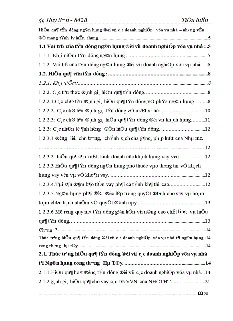 image for page Giải pháp nâng cao hiệu quả tín dụng đối với các doanh nghiệp vừa và nhỏ tại ngân hàng công thương Hà Tây 1