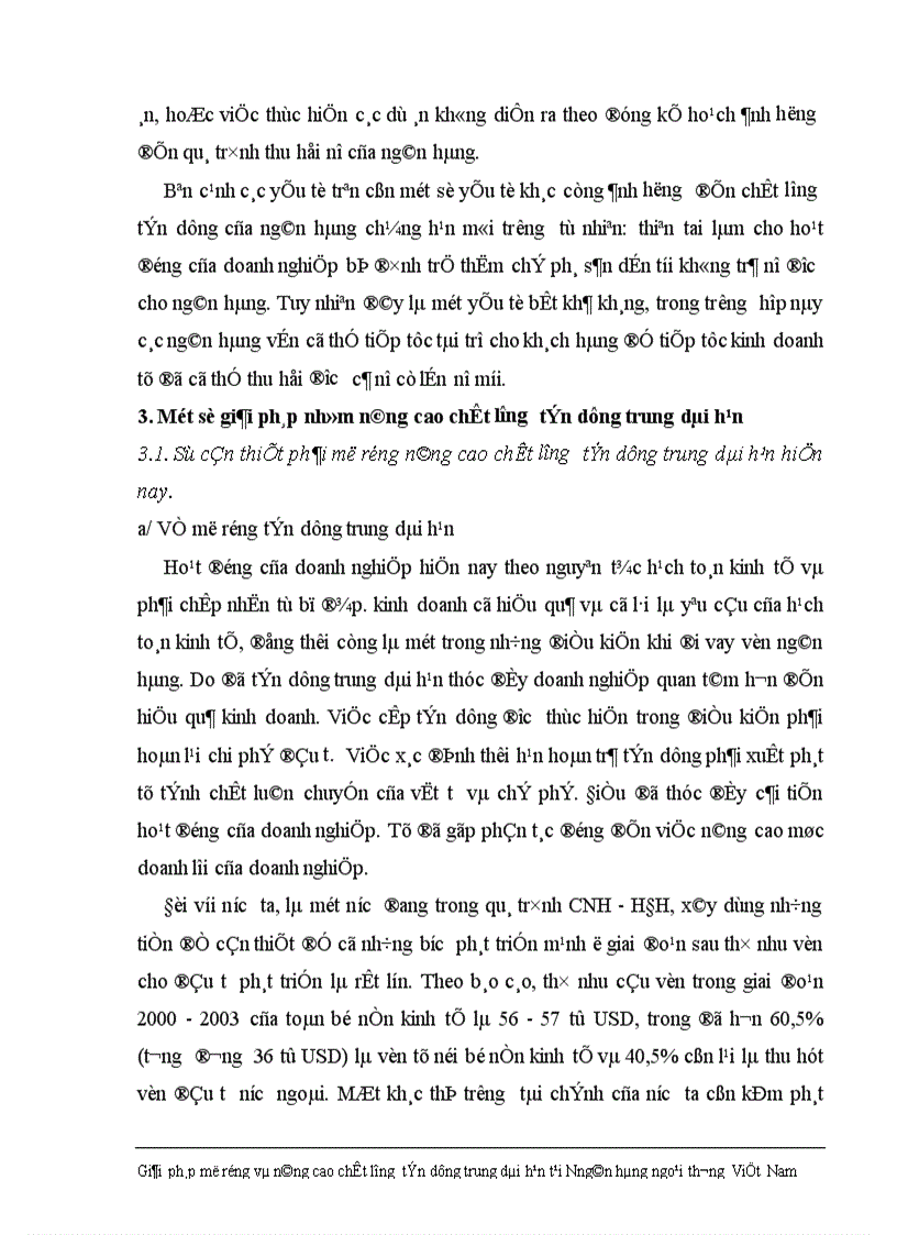 image for page Giải pháp nhằm nâng cao chất lượng tín dụng trung dài hạn tại Ngân hàng Ngoại thương Việt Nam 1